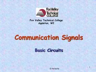 Communication Signals