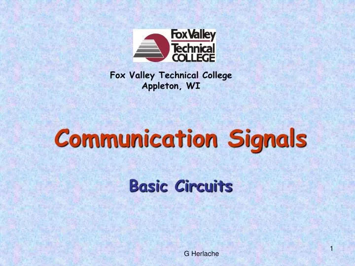 communication signals