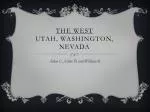 The West Utah, Washington, Nevada