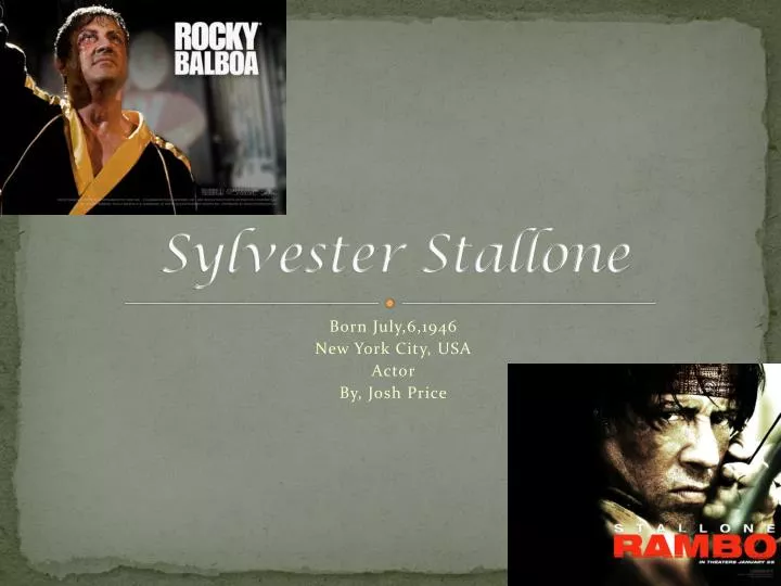 sylvester stallone