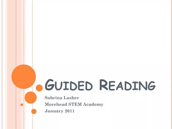 guided reading