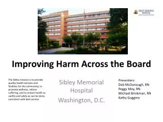 Improving Harm Across the Board