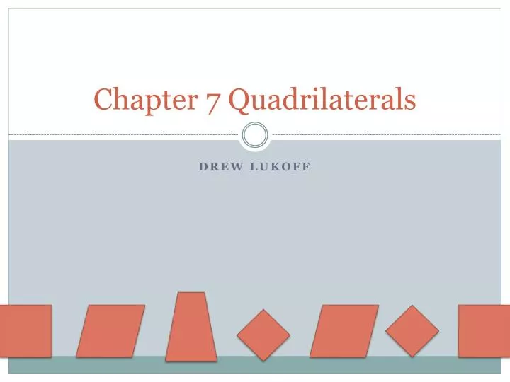 chapter 7 quadrilaterals