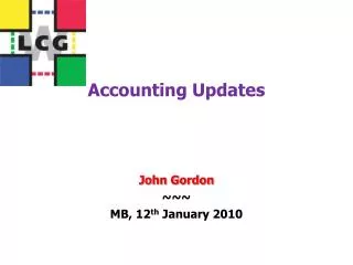 Accounting Updates
