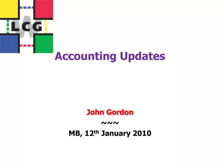 accounting updates