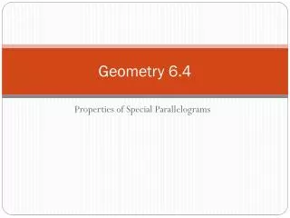 Geometry 6.4