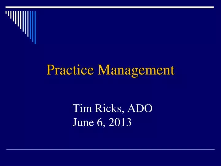 practice management