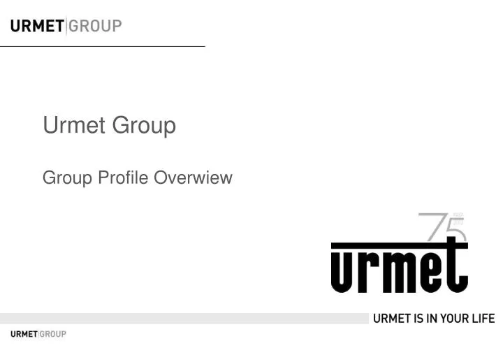 urmet group group profile overwiew