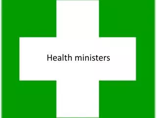 Health ministers