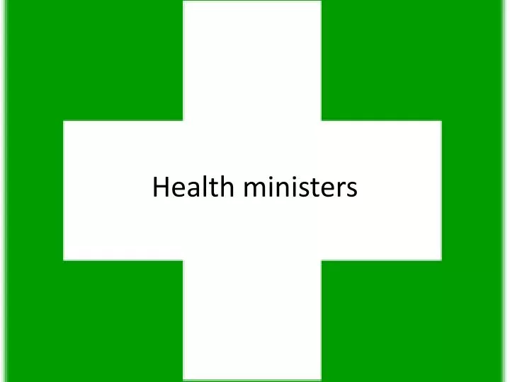 health ministers