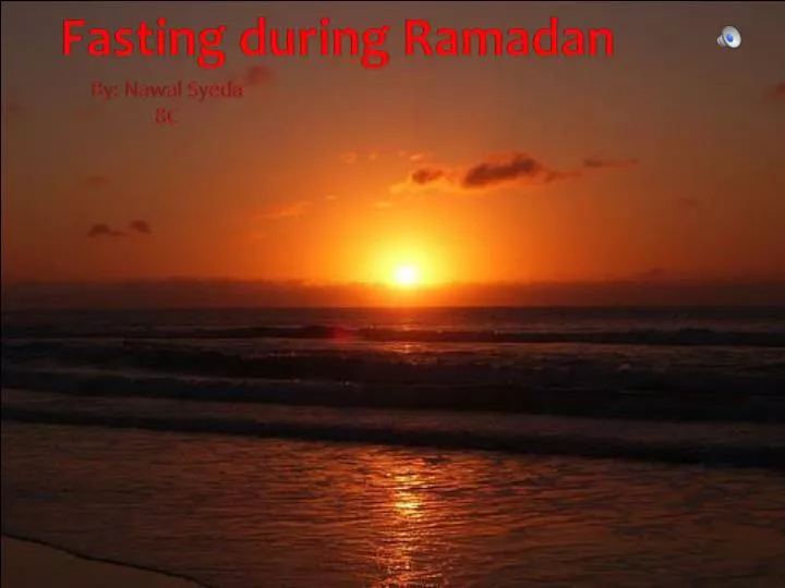 fasting during ramadan