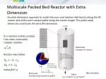 Multiscale Packed Bed Reactor with Extra Dimension - slide 1