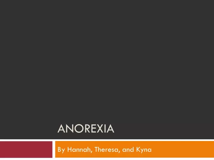 anorexia