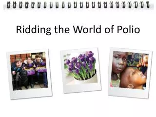 Ridding the World of Polio