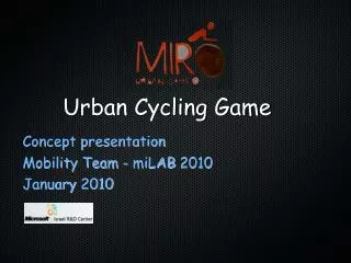 Urban Cycling Game