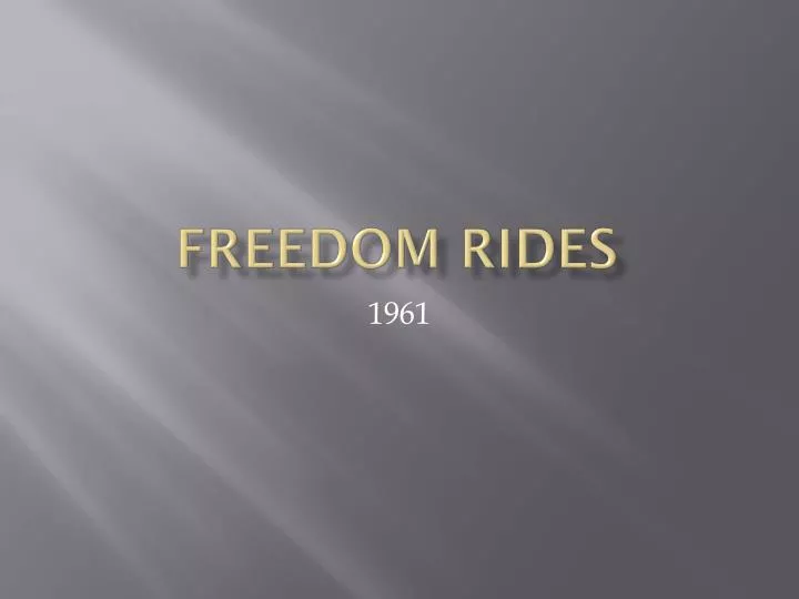 freedom rides