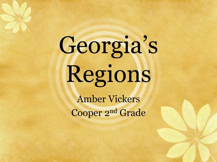 georgia s regions