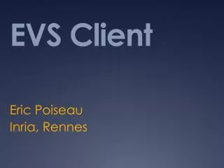 EVS Client
