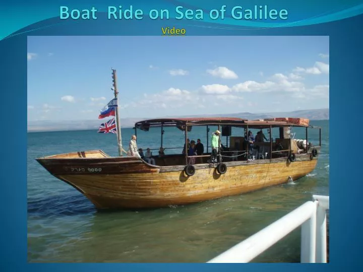 boat ride on sea of galilee video
