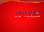 Understanding Political Ideology and the Scope of Government - slide 1