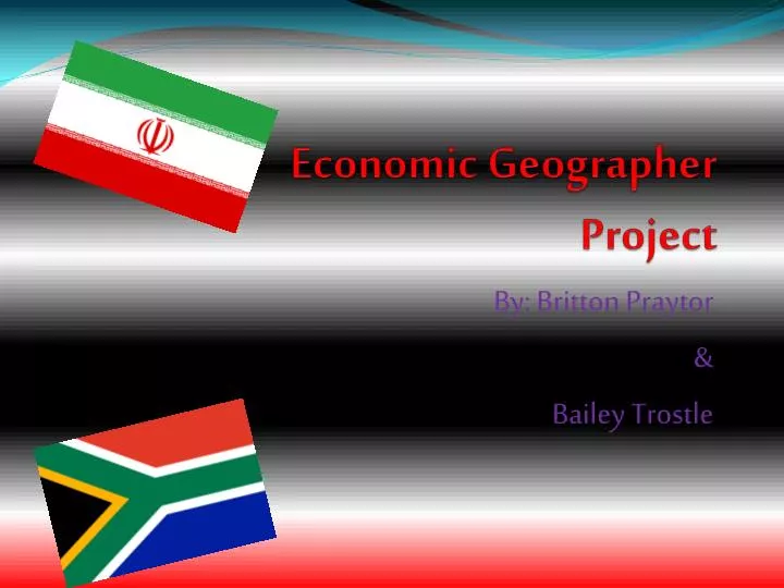 economic geographer project