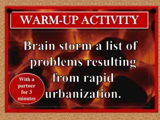 WARM-UP ACTIVITY