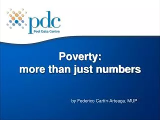 Poverty: more than just numbers