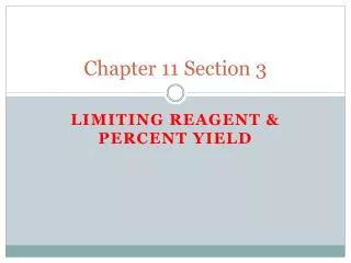 chapter 11 section 3