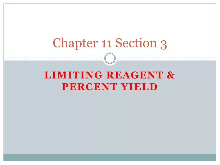 chapter 11 section 3