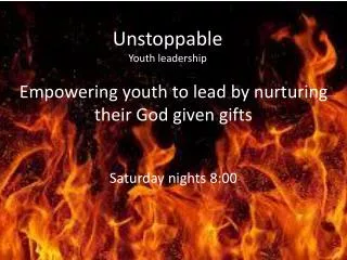 Unstoppable Youth leadership