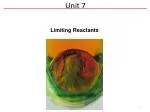 Calculating Limiting Reactants and Yield in Chemical Reactions - slide 1