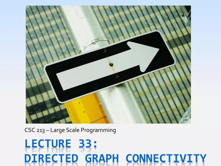 csc 213 large scale programming