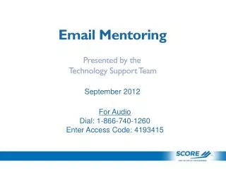 Email Mentoring