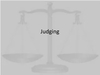 Judging