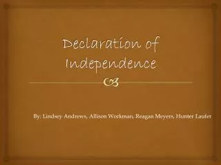 Declaration of Independence