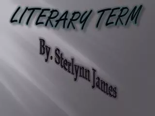 Literary Term