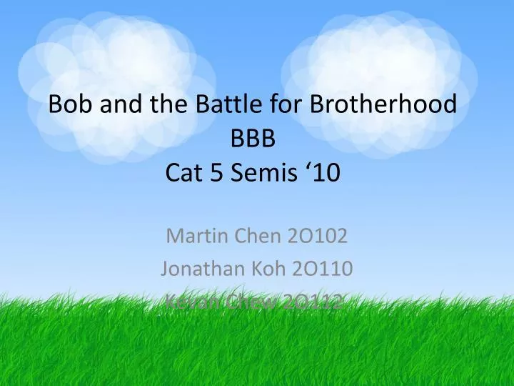 bob and the battle for brotherhood bbb cat 5 semis 10