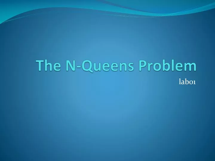 the n queens problem