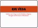 RIG VEDA - slide 1