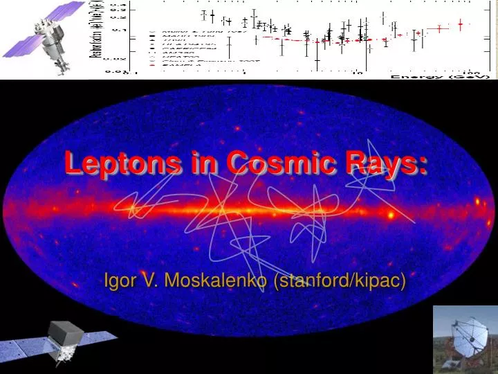 leptons in cosmic rays