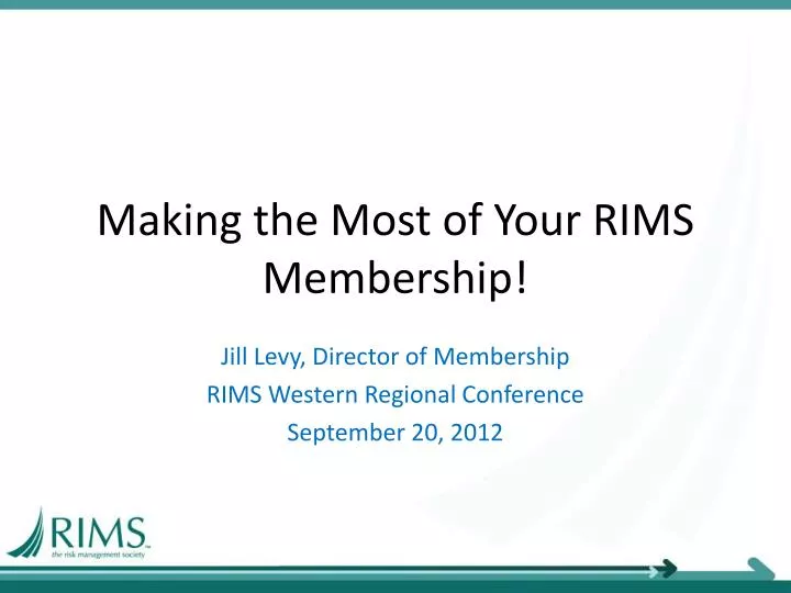 making the most of your rims membership