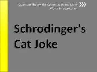 Schrodinger's Cat Joke