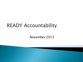 READY Accountability