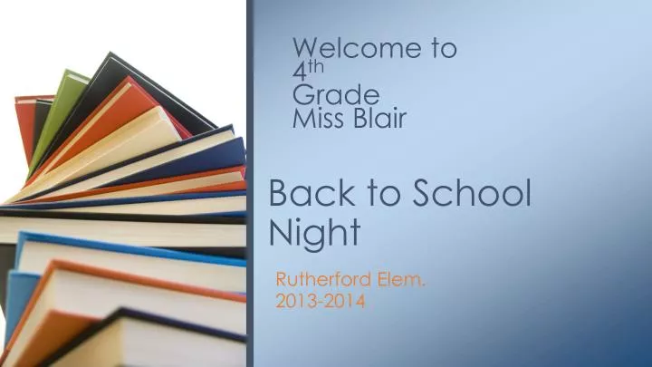 back to school night