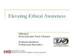 Elevating Ethical Awareness - slide 1