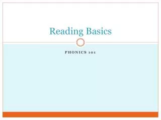 Reading Basics