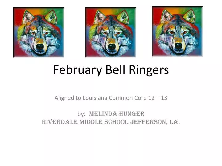 february bell ringers
