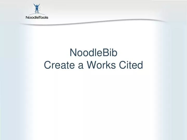 noodlebib create a works cited