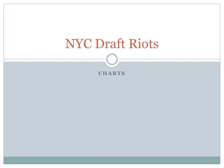 nyc draft riots