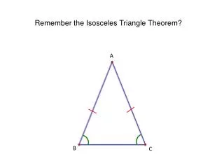 Remember the Isosceles Triangle Theorem?